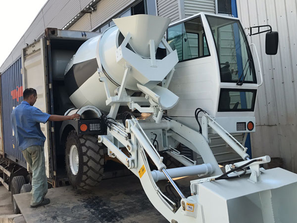 Aimix self loading concrete mixer to Russia