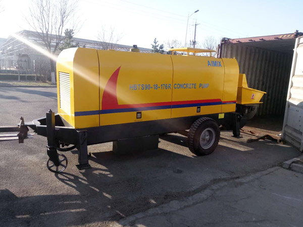 Aimix diesel concrete pump to Kazakhstan 2