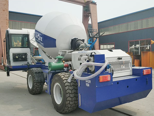 Aimix self loading concrete mixer send to Uzbekistan 2