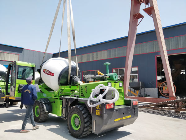 Aimix self loading concrete mixer sent to Namibia 4