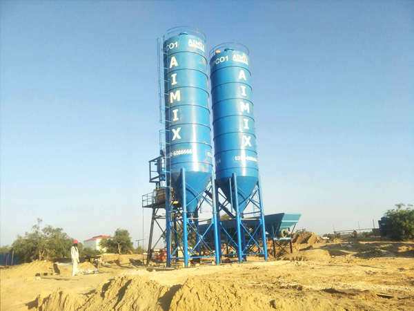 Aimix cement silo in Pakistan 1