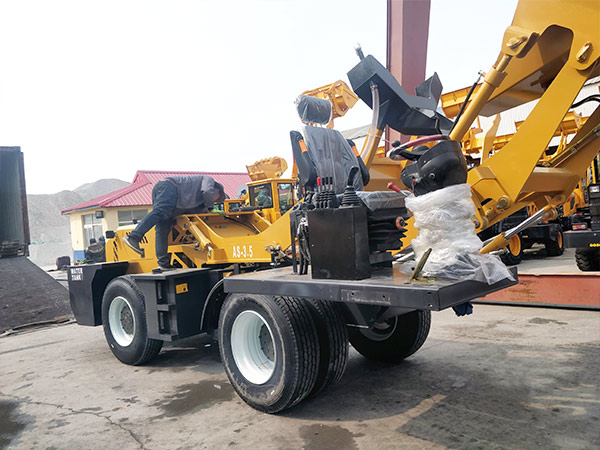 AIMIX AS3.5B self loading concrete mixer sent to Barbados 5