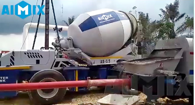 AIMIX self load mixer in Indonesia