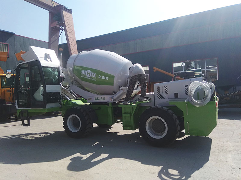 AIMIX AS2.6 self loading concrete mixer to the Philippines
