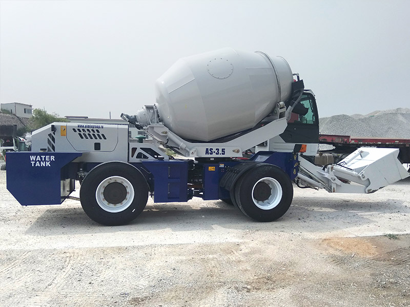 AIMIX self loading concrete mixer sent to Uzbekistan