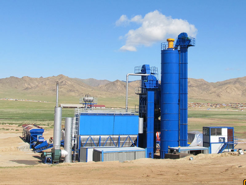 AIMIX ALQ160 asphalt plant installed in Mongolia
