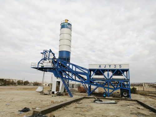 35 mobile batching plant in Uzbekistan