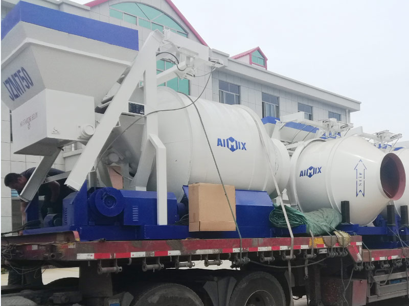 AIMIX large concrete mixer exported