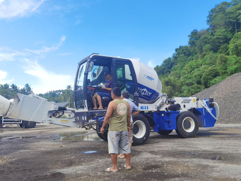 AS3.5 self loading mixer in Indonesia